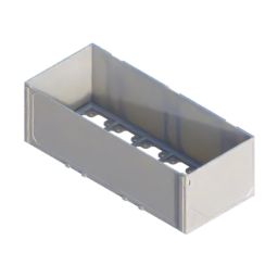 Render of MODULITH 115 Gridfinity Decor Drawer - 3W-1.5H